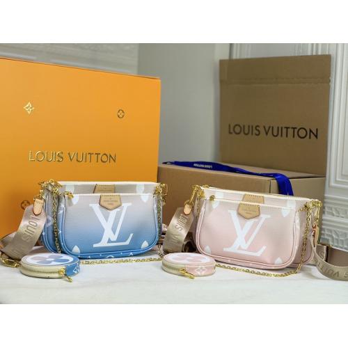 ルイヴィトン Louis Vuitton Multi Pochette Accessoires  Monogram Giant ショルダーバッグ 実物の写真 N品スーパーコピーバッグ代引き可能国内発送...