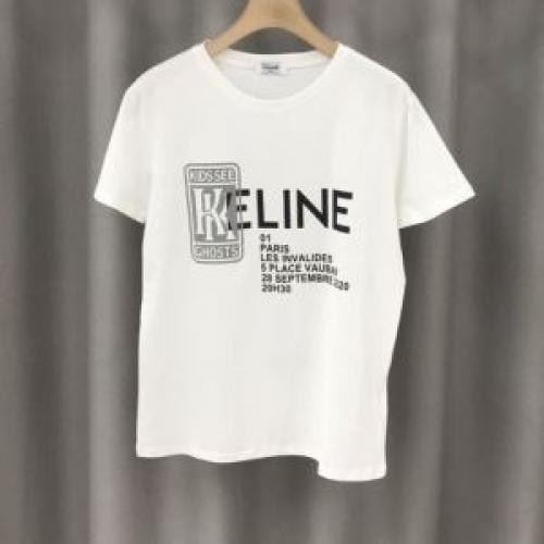 2色可選 セリーヌ この時期の一番人気は CELINE シンプルなファッション 半袖Tシャツ 2020話題の商品