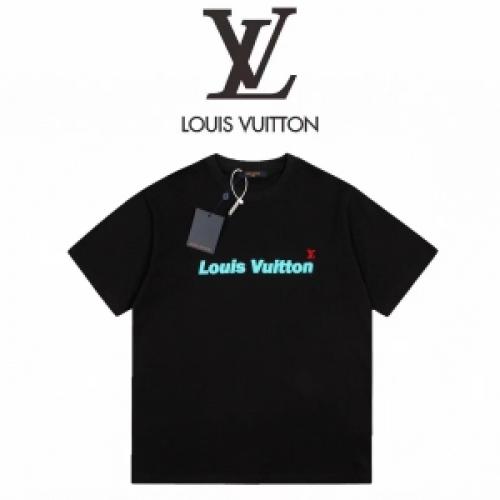 LOUIS VUITTONコピー ルイヴィトンｔシャツ 2色可選 高品質のプリント 一気に夏らしく気分 個性あるセン