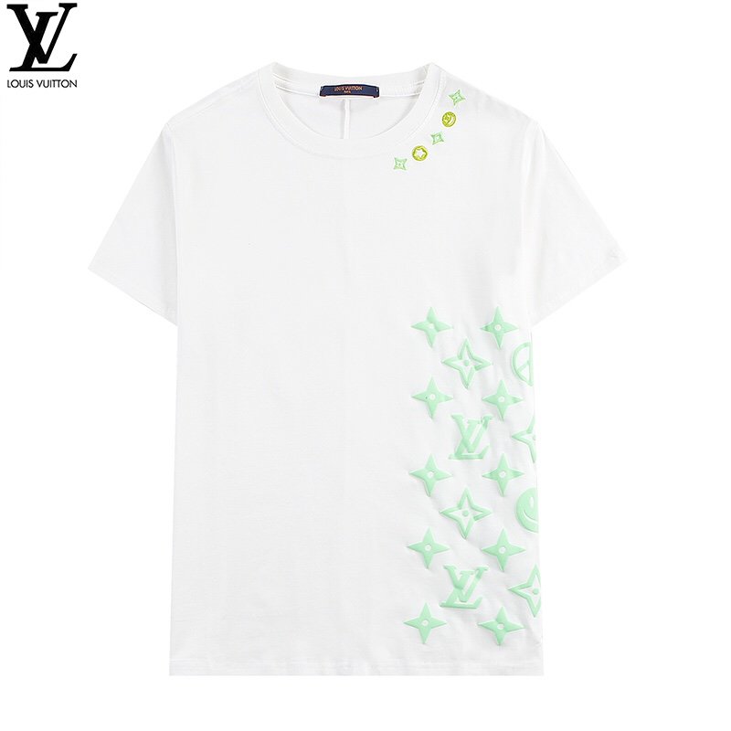 絶大な人気を誇るルイヴィトン Louis Vuitton 半袖 Tシャツ 3色 メンズ/レディース 実物の写真 スーパーコピー代引き対応国内