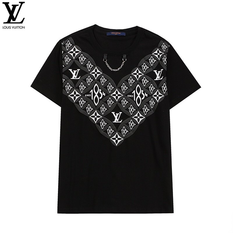 絶大な人気を誇るルイヴィトン Louis Vuitton 半袖 メンズ/レディース 実物の写真 スーパーコピーTシャツ代引き対応国内発送後払い送料無料安全必ず届く信用できるサイト